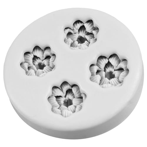 Cherry Blossom Silicone Molds 3D Flower Fondant Mold Set Of 2 - color: Style D