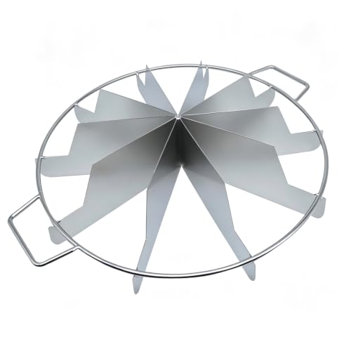 Pie Cutter 10 Slice Stainless Steel 10 Inch Cake Cutter Slicer - color: Silver, size: 10S-SS