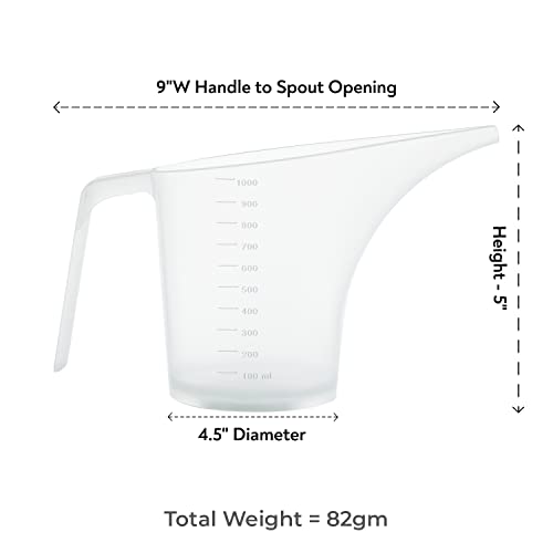 Funnel Pitcher for Soap Making, Large Capacity Easy Pour