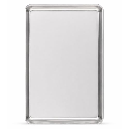 Winco 10" x 13" Aluminum Sheet Pan, 1/4 Size, Reinforced Rim, Closed Bead - size: 1/4 Size / 10" x 13"