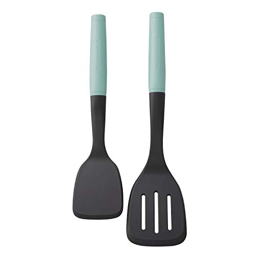 KitchenAid Universal Turner Set, 2-Piece, Aqua Sky - color: Aqua, style: 2 Piece Turner Set
