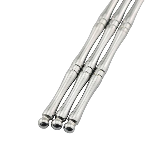 TAODAN 3PCS Sugar Stir Needle with Ball Set DIY Cake Baking Stainless Steel Decorating Tool Clay Sculpting and Modeling Stick