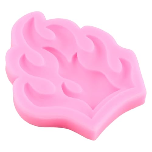 Flame Fondant Molds Fire Cake Decorating Silicone Mold - color: Style C