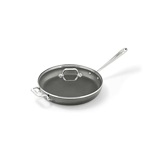 All-Clad HA1® Nonstick 12" Fry Pan with Lid, Induction Ready - size: 12" Fry Pan