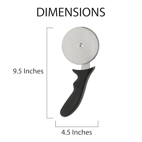 Fantes Deep Dish Pizza Cutter Wheel, Japanese Stainless Steel, 3.75-Inch Blade, The Italian Market Original Since 1906 - style: Pizza Wheel
