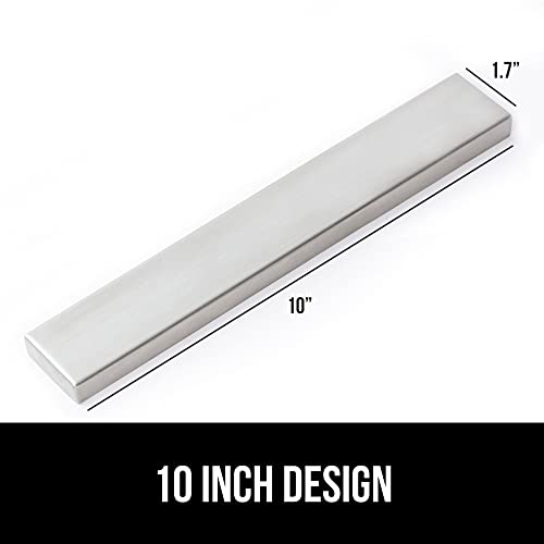 GORILLA GRIP 304 Stainless Steel Magnetic Knife Holder Strip, 10 Inch - size: 10 Inch