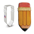 Ann Clark Back to School Pencil Cookie Cutter, 3-3/4” Made in USA - style: Pencil