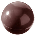 Chocolate World 1258 Clear Polycarbonate Candy Mold with 32 Hemisphere Cavities 27mm Diameter x 13.5mm High - size: 27mm Dia x 13.5mm H