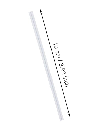 ONLYKXY 500pcs Kraft Paper Twist Ties Plant Ties 4inch Reusable Bread Twist Ties cake pop ties Cable Ties Candy Ties for Bags (White) - color: White