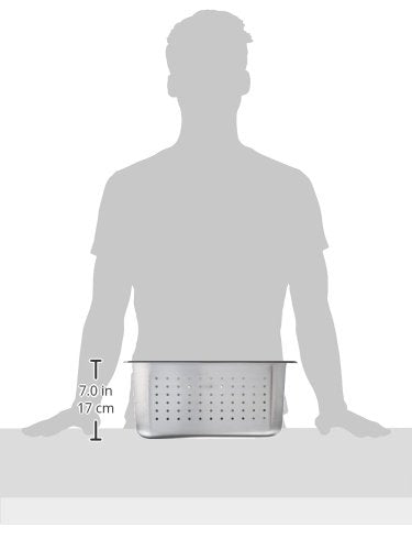 Winco , Half Size 6" Pan Perforated - size: 6" Deep