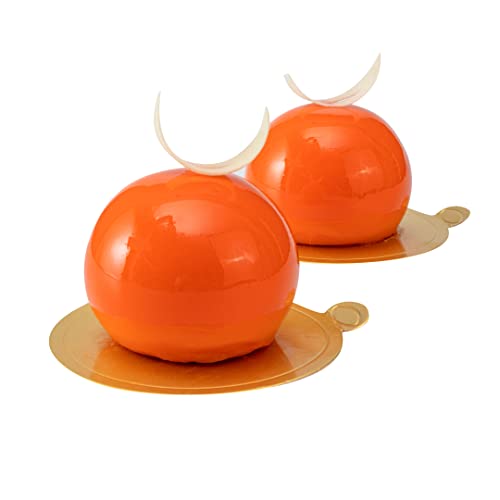 Restaurantware-Pastry Tek 8 Cavities Ball Mold, 1 Oven-Ready Chocolate Mold - Flexible, Freezable, White Silicone Baking Mold, Easy Release, For Making Candies or Chocolates - size: 1 Count, style: Ball