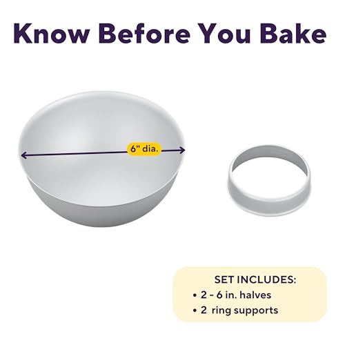 Wilton Aluminum 3D Sports Ball Cake Pan Set, Made Without PFAS - size: Each, style: Sports Ball