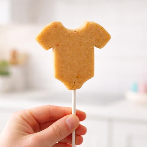 Baby Onesie Cake Pop Cutter – Baby Shower Dessert Mold for Cake Pops, Brownies, Cookie Dough & Fondant – Reusable 3D Printed Baking Tool – Made in USA