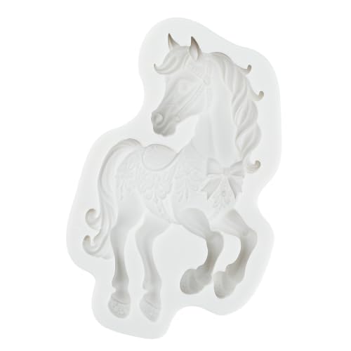 Horse Fondant Molds Horse Silicone Mold Set Of 2 - color: Style Q