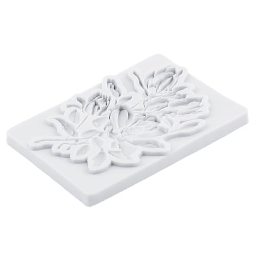 Flower Silicone Mold Hydrangea Camellia Fondant Molds Set of 4 - color: Style K