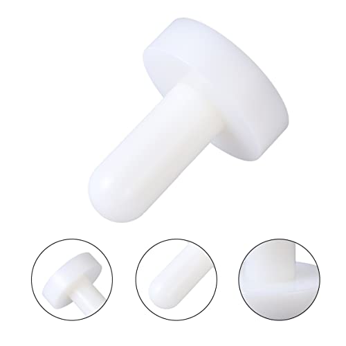 UPKOCH Tart Tamper and Pastry Presser, 2.75" Non-Stick Dough Shell for Mini Pie Crusts & Cheesecake Molds, Plastic Tamper Tool for 3" Muffin Pans & Heart-Shaped Tins