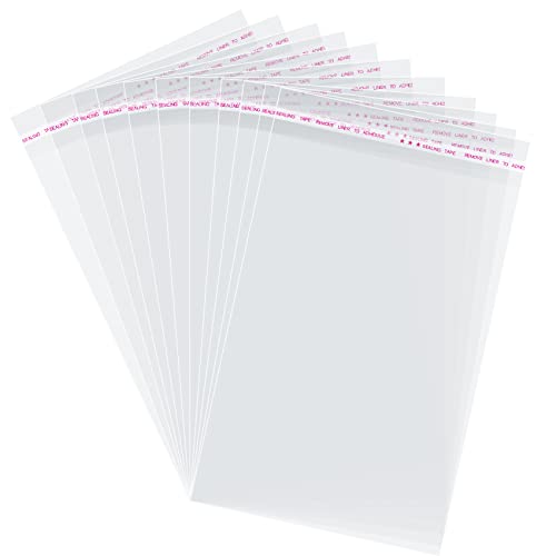 Morepack 7x10 In Self Sealing Cellophane Bags 200Pcs - size: 7" x 10" (Pack of 200)