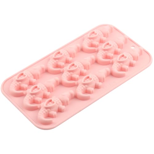 9 Cavity Crocodile Silicone Chocolate Molds Alligator Candy Mold