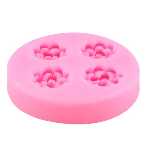 Cherry Blossom Silicone Molds 3D Flower Fondant Mold Set Of 2 - color: Style D