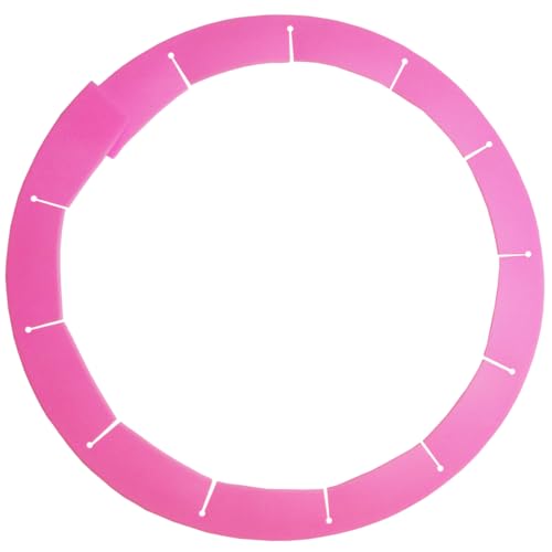 Adjustable Pie Crust Shield, Silicone Pie Crust Protector for Baking, Pie Ring Pie Crust Cover Tools, Fits 8-11.4 Inch Pies Pizza (Pink) - color: Pink