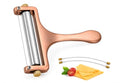 Rolling Cheese Slicer with Wire, Adjustable Thickness (Bronze Wire)