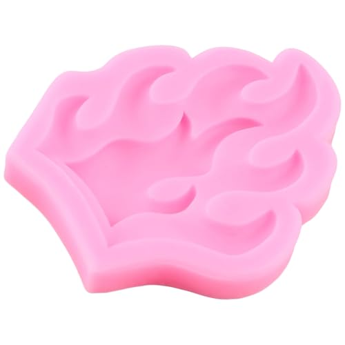 Flame Fondant Molds Fire Cake Decorating Silicone Mold - color: Style C