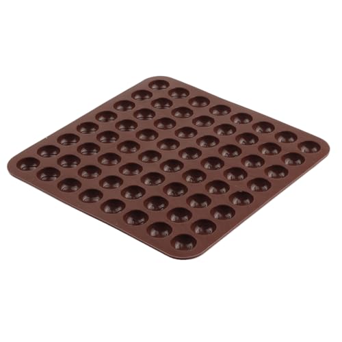 64 Cavity Round Silicone Chocolate Molds - color: Style D