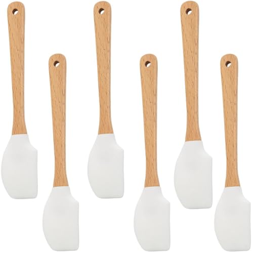 Fun Express Mini White Spatula - 6 Pieces