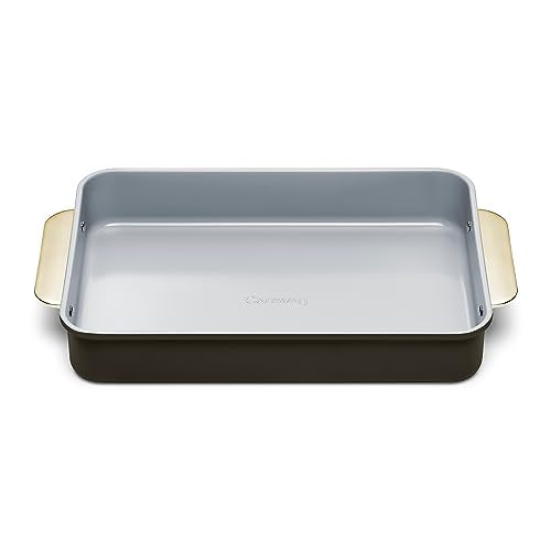 Caraway Non-Stick Ceramic-Coated 9"x13" Rectangle Pan - color: Black, size: Rectangle Pan