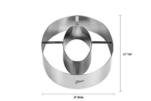 Extra Large Number 0 Cake Cutter, Silver - size: #0, 11-inches Tall