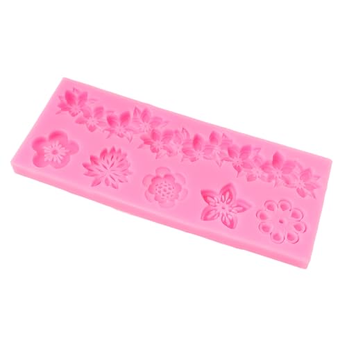 Baroque Fondant Molds Curlicues Scroll Flower Lace Silicone Mold - color: Style B