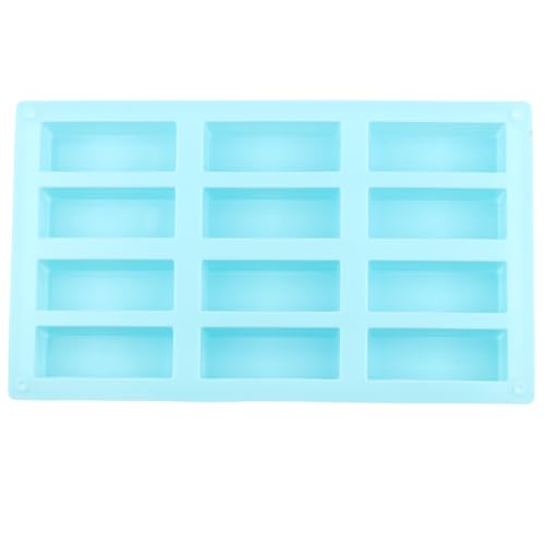 12 Cavity Rectangle Bar Silicone Candy Molds - color: Style B