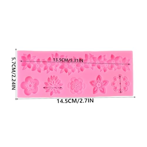 Baroque Fondant Molds Curlicues Scroll Flower Lace Silicone Mold - color: Style B