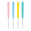 4-Piece Sugar Stir & Scribing Needle Set for Cookie Decorating, 5.2" Baking Kit Tools with Plastic Handles