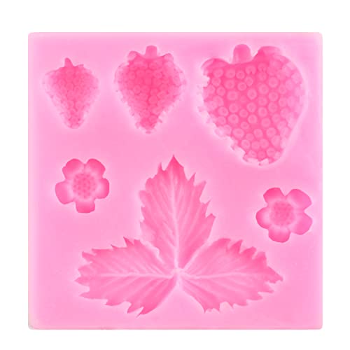 ZiXiang Lemon Fondant Molds Strawberry Silicone Mold Set Of 4 - color: Style B