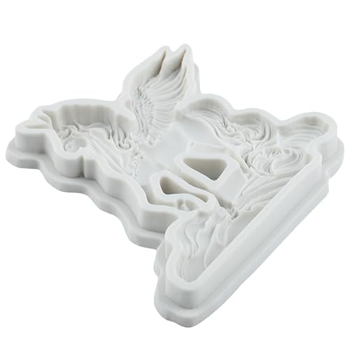 Cloud Winged Unicorns Silicone Mold Pegasus Fondant Molds - color: Style I