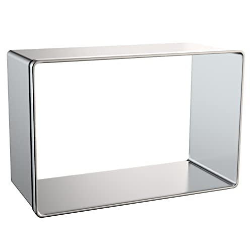 Rectangle Cookie Cutter Set 8-Piece 1.5" to 5" by QAAQS - color: Rectangle
