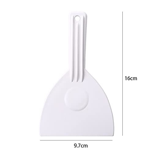 2PCS Plastic Dough Cutter,Bread Dough Trimming Scraper,Cake Pizza Spatula Cutter, Pizza Bread Bench with Handle Trimming Icing Baking Chopper