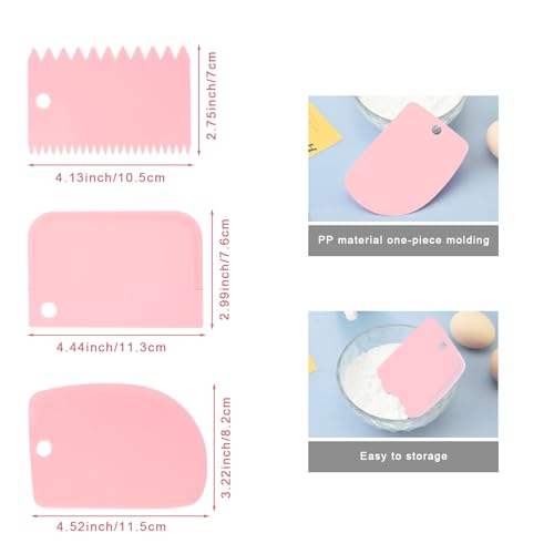 Offset Icing Spatula Set, Stainless Steel Cake Decorating Tools