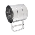 Generic Stainless Steel Flour Sifter 3.9oz Manual Hand Held Sifter with Fine Mesh and Crank Handle for Baking Powder Sugar Cocoa and Coffee