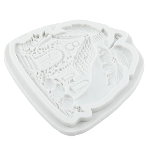 Fairy Garden Home Fondant Mold Fruit House Silicone Mold Set of 3 - color: Style G