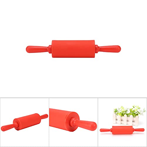 9 Inch Silicone Rolling Pin, Non-Stick Rolling Pin with Silicone Handle for Home Kitchen, Rolling Pins for Baking for Kids