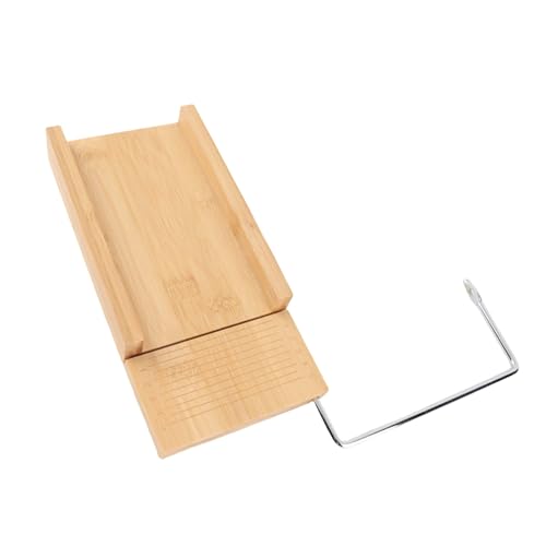 Wooden Soap Cutter, Adjustable Wire Slicer Cutting Tool Bread DIY Making Cutting Tool for Soap, Cheese, Butter, Cake, WGFOIPikxdqwv0np