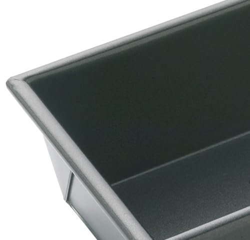 MasterClass KCMCHB41 1 lb Loaf Tin with PFOA Non Stick, Robust 1 mm Carbon Steel, 15 x 9 cm Small Bread Pan, Grey - size: 1 lb (15 x 9 cm/6 x 3.5 inches)