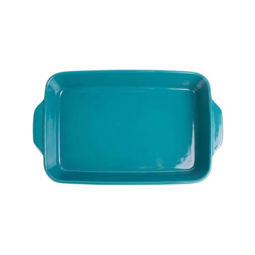 King Arthur Baking Company Rectangular Pan With Handles, Ceramic, Distributes Heat Evenly, 9 x 13-Inch, For Oven-To-Table Cakes, Brownies, Bars, Rolls, And Casseroles - style: Rectangular, 9 x 13-Inch