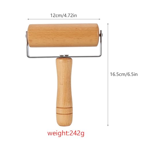 Small Rolling Pin, Pizza Dough Roller, Non Stick Wood Pastry Roller, Kitchen Wooden Rolling Pins for Baking Cooking Cookie Bread Tortilla Dumpling Fondant Clay (Style 3) - size: Style 3