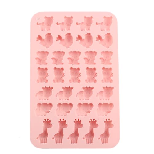 31 Cavity Animal Silicone Chocolate Molds