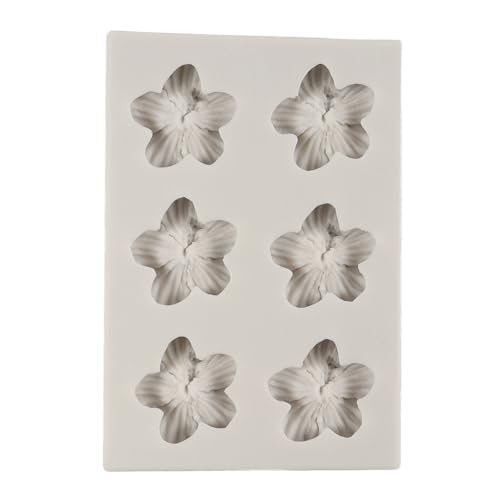 Flower Silicone Mold Hibiscus Flower Fondant Molds - color: Style A