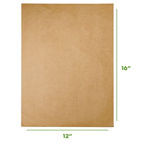 GUSTO 12 x 16 Inch Baking Parchment Paper Sheets [200 Count] Unbleached - size: 12 x 16 in (Sheet)