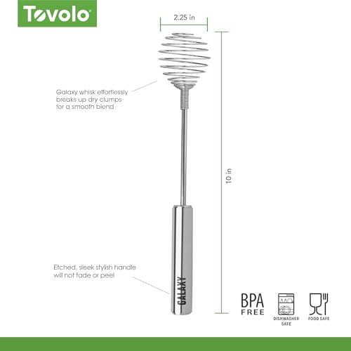 Tovolo Galaxy Coil Whisk 10 Inch Spring for Deep Pots Sauces and Gravy - style: 10" Galaxy Coil Whisk